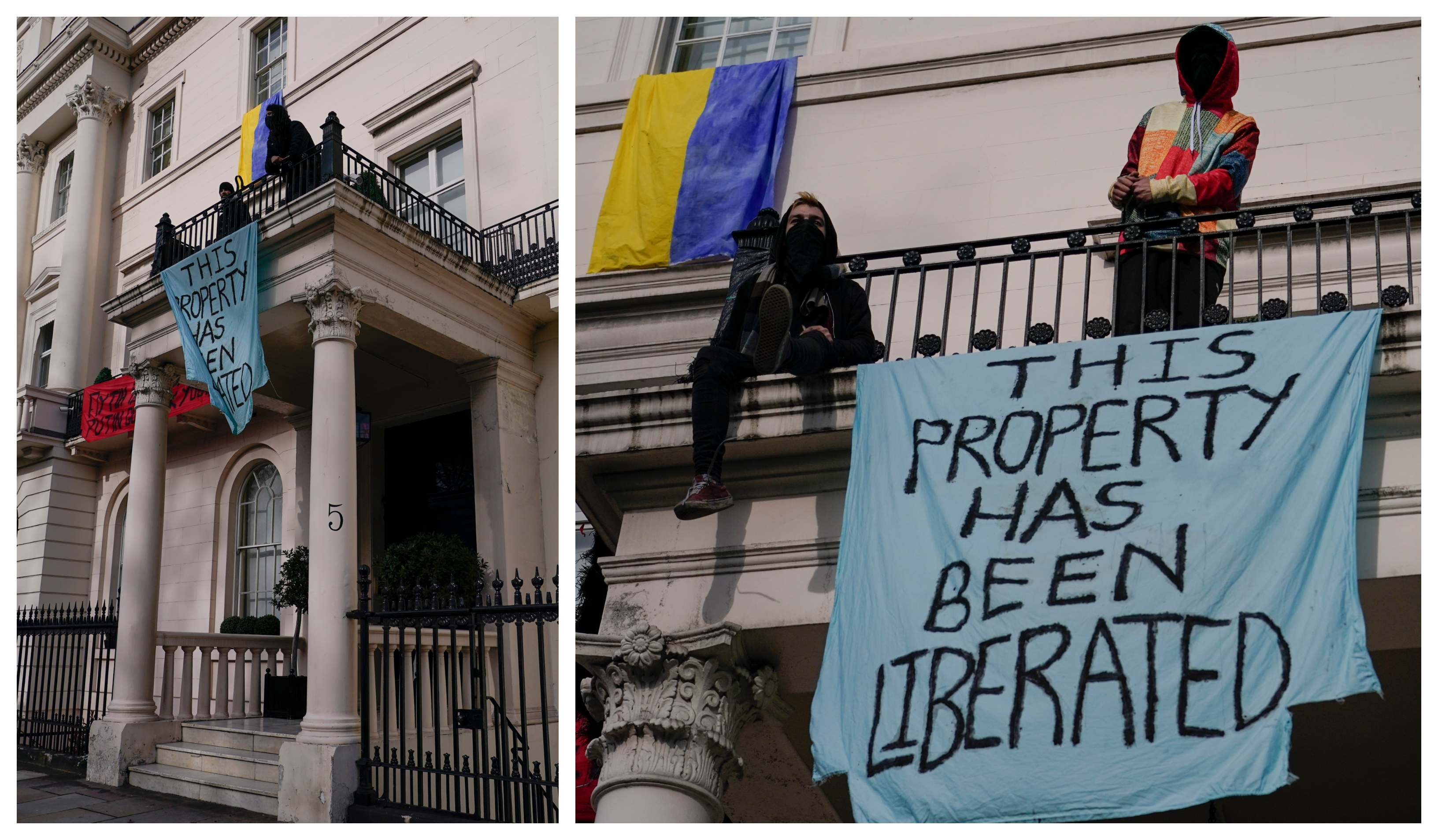 Kriget i Ukraina, Oligark, London